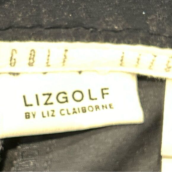 Liz Golf Navy Shorts women’s Size 8 Adjustable Waist Pockets Pleated - Picture 5 of 8